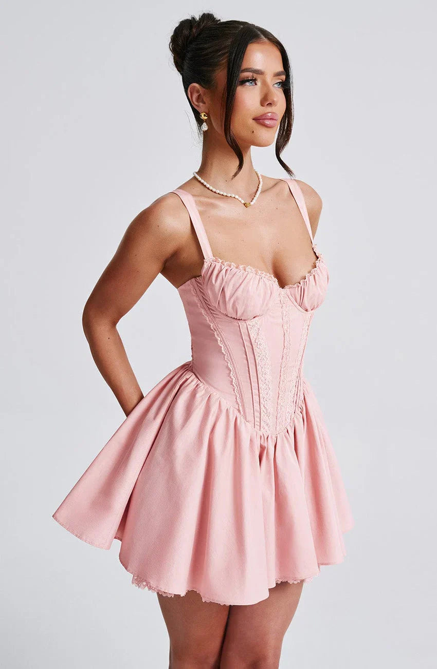Josie Mini Dress - Blush