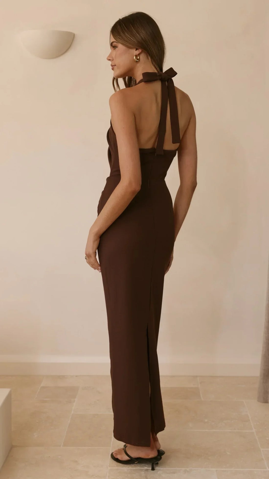 Dita Maxi Dress - Chocolate