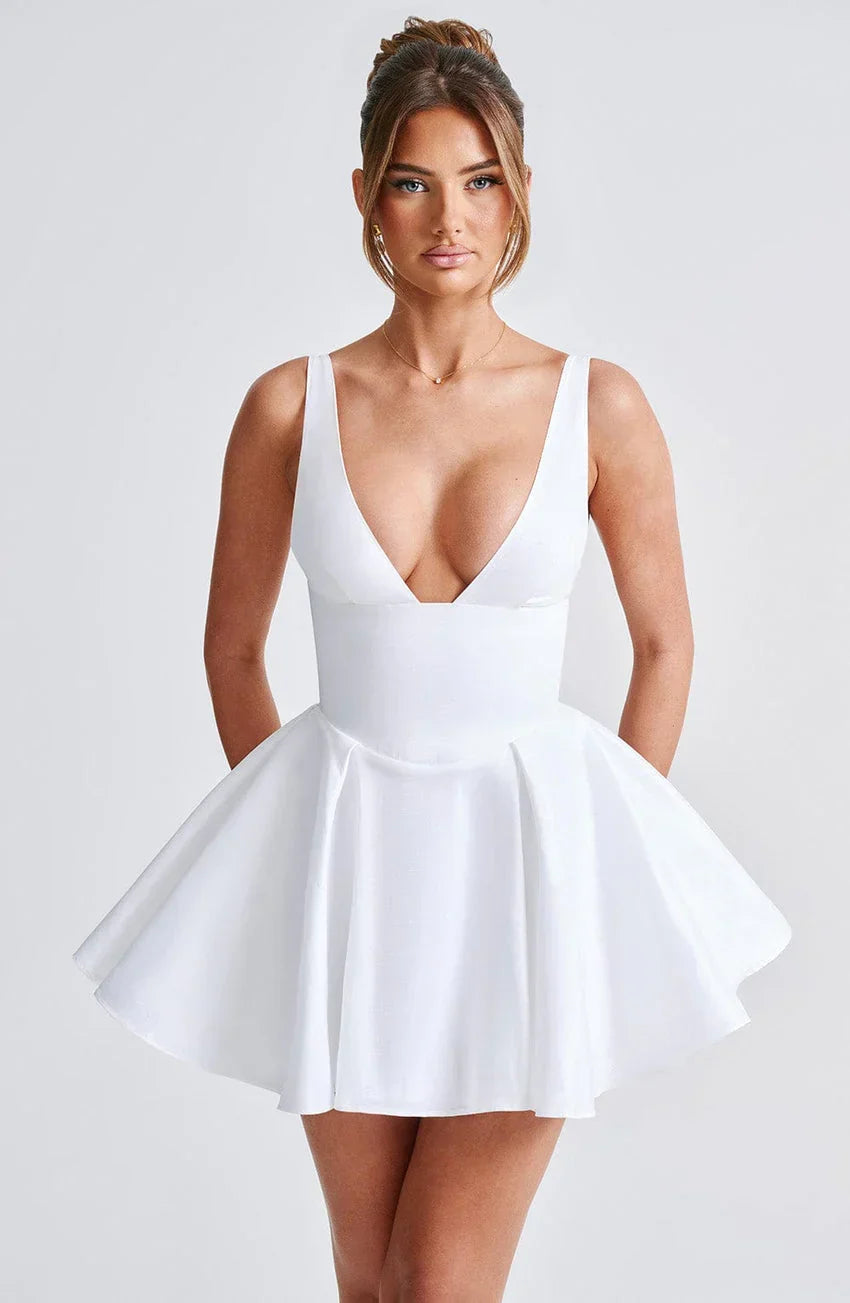 Imani Mini Dress - Ivory