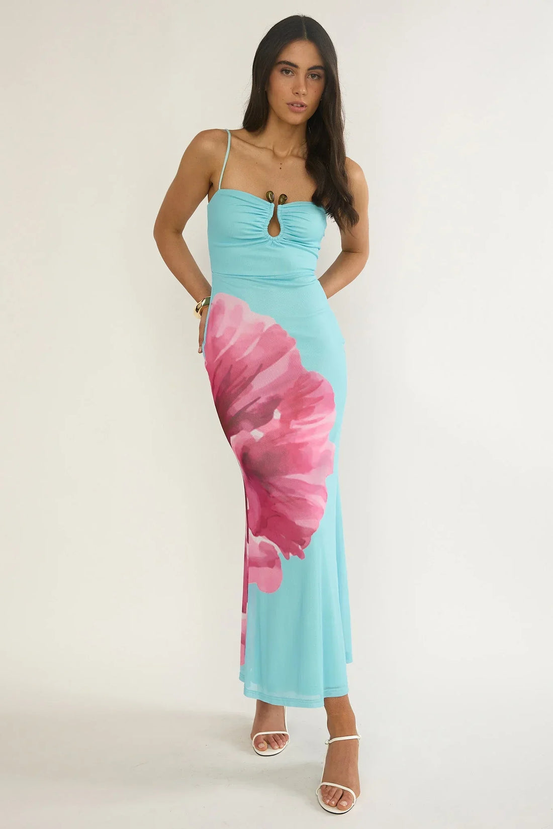 Ruffle Maxi Dress