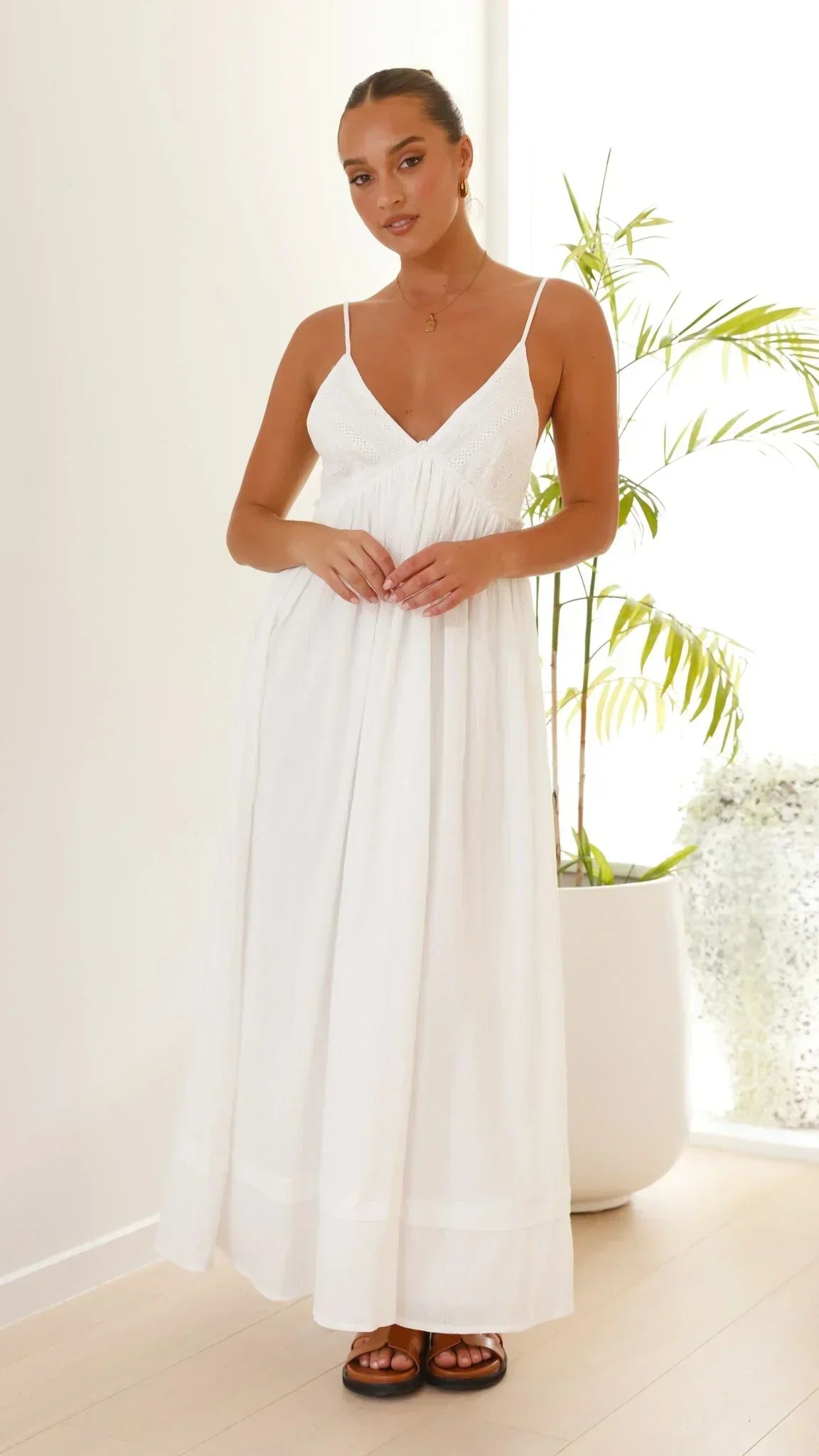 Elouise Maxi Dress - White