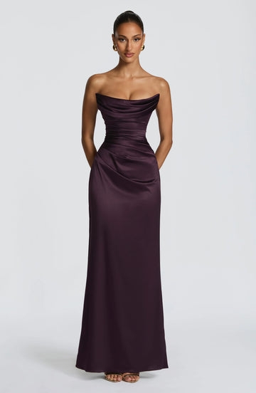 Vessa Maxi Dress - Plum