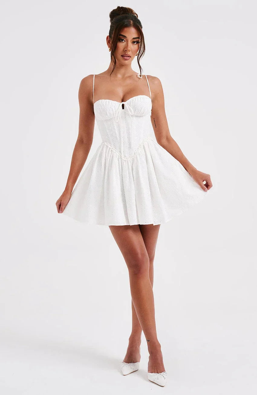 Phoebe Mini Dress - Ivory