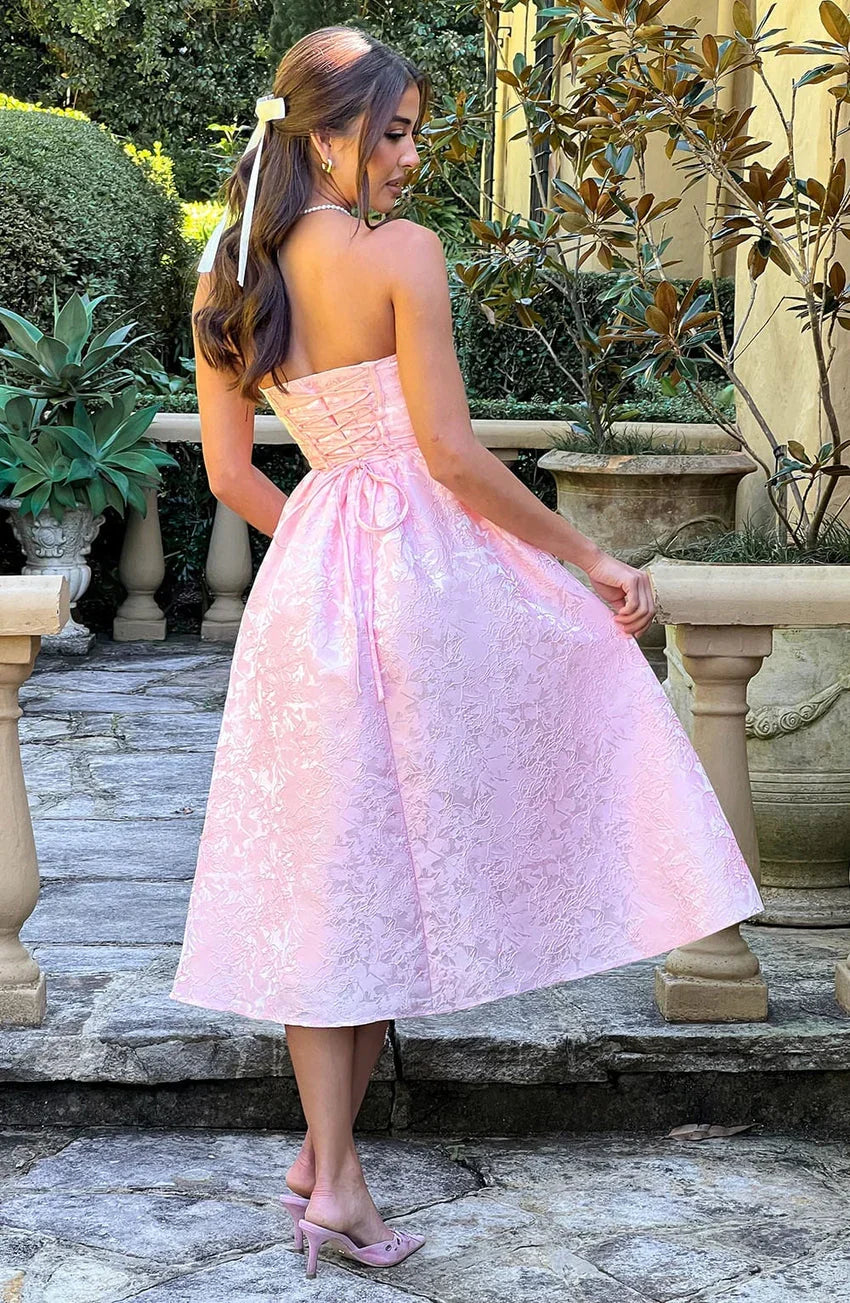 Saoirse Midi Dress - Blush