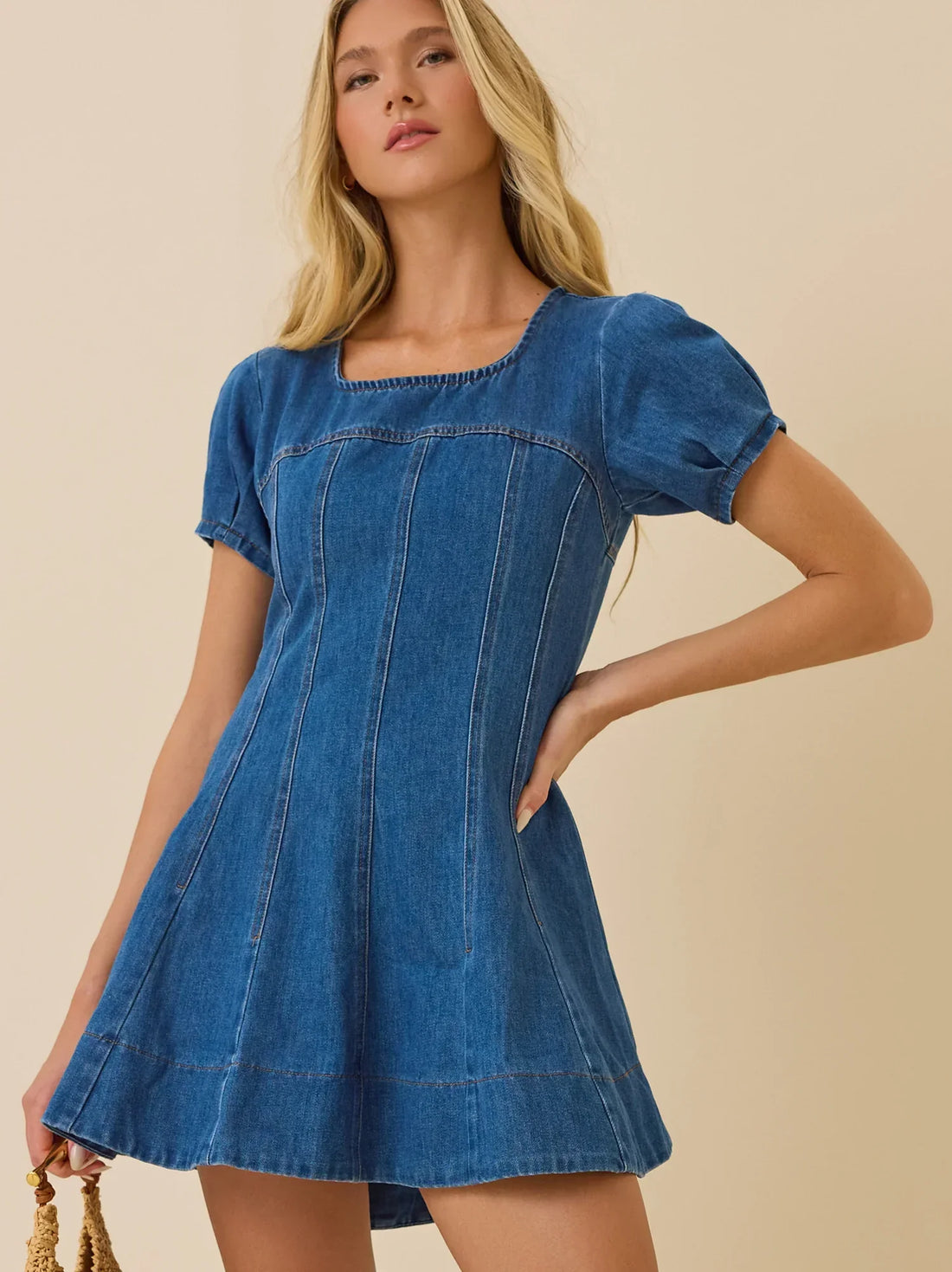 Mirella Denim Mini Dress