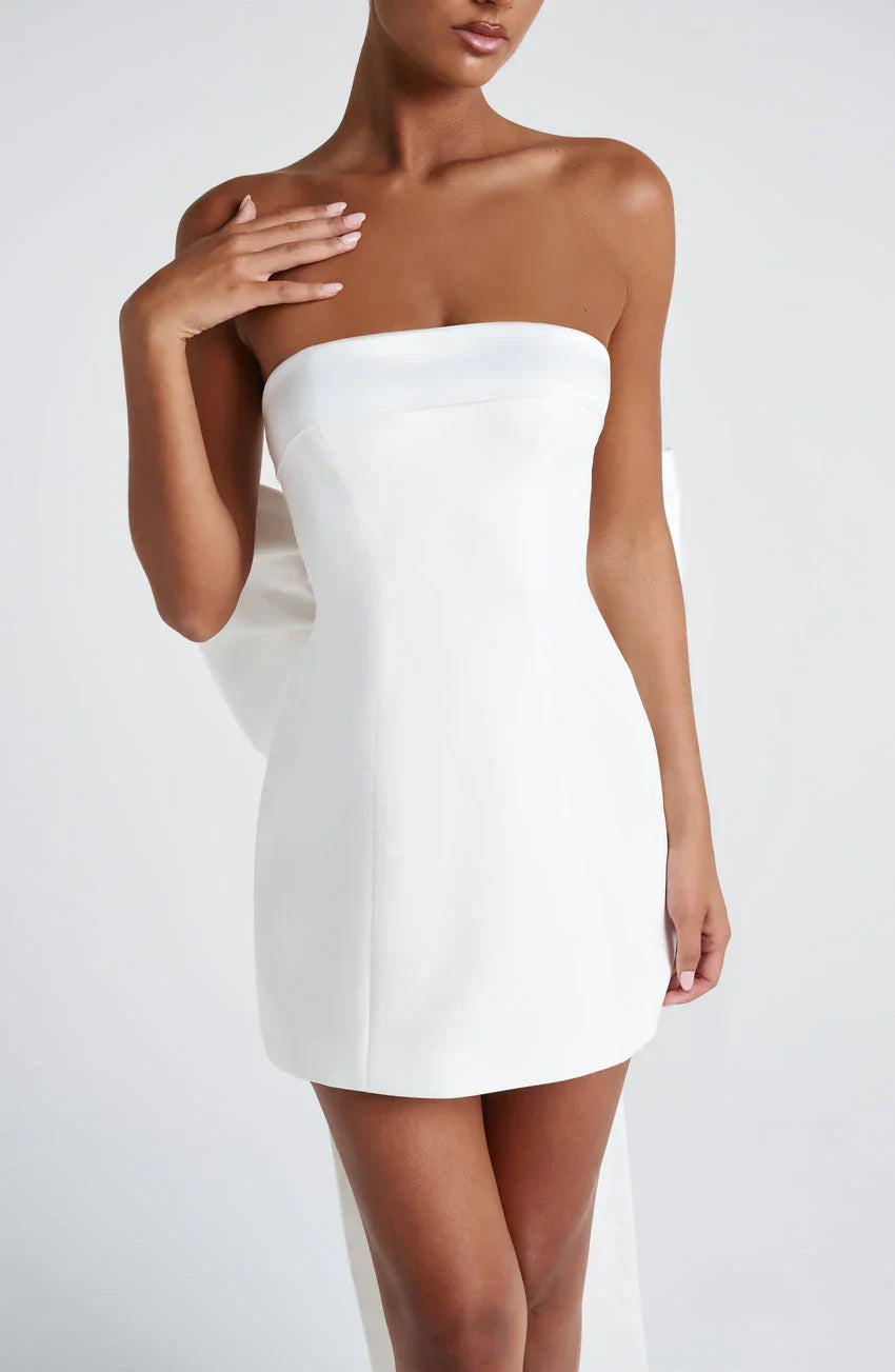Barbara Mini Dress - Ivory