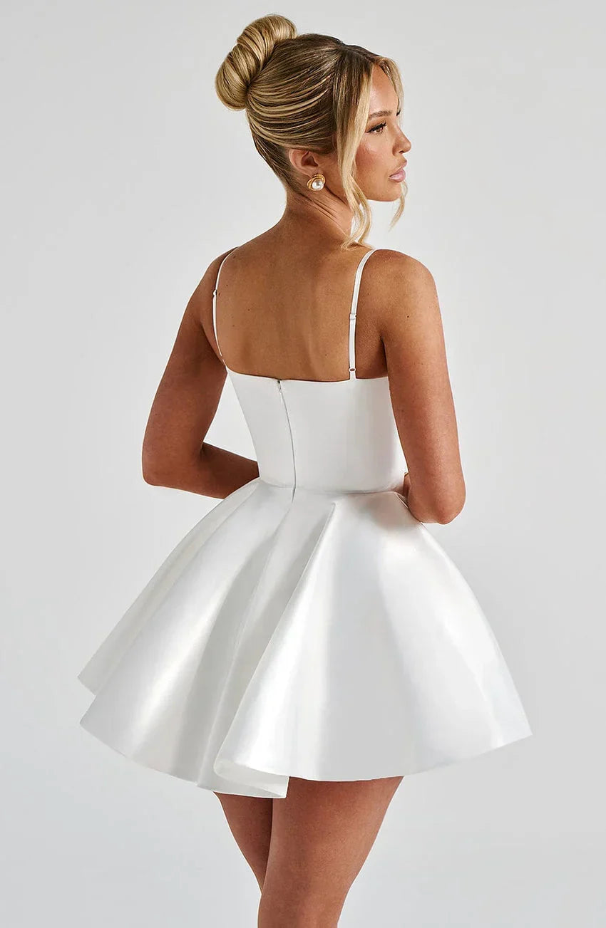 Poppy Mini Dress - Ivory