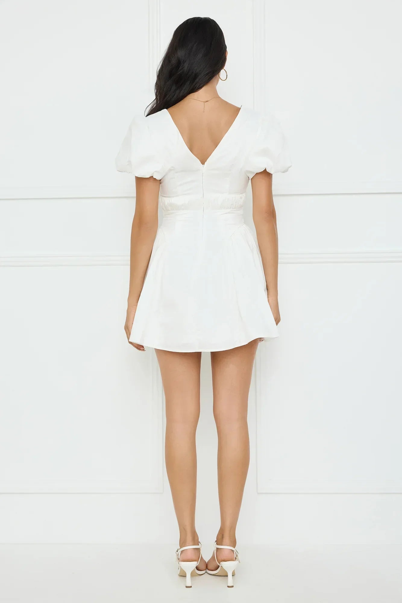 Golden Hour Muse Mini Dress White