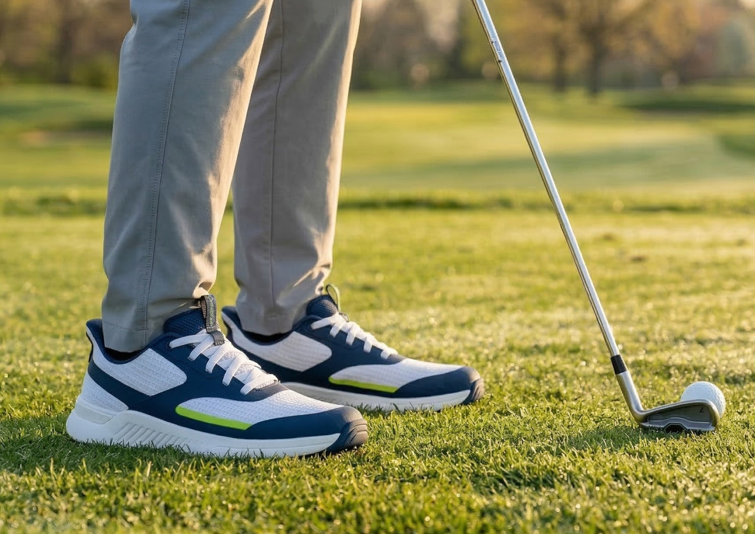 Fairway Hands-Free Golf - White/Navy/Lime
