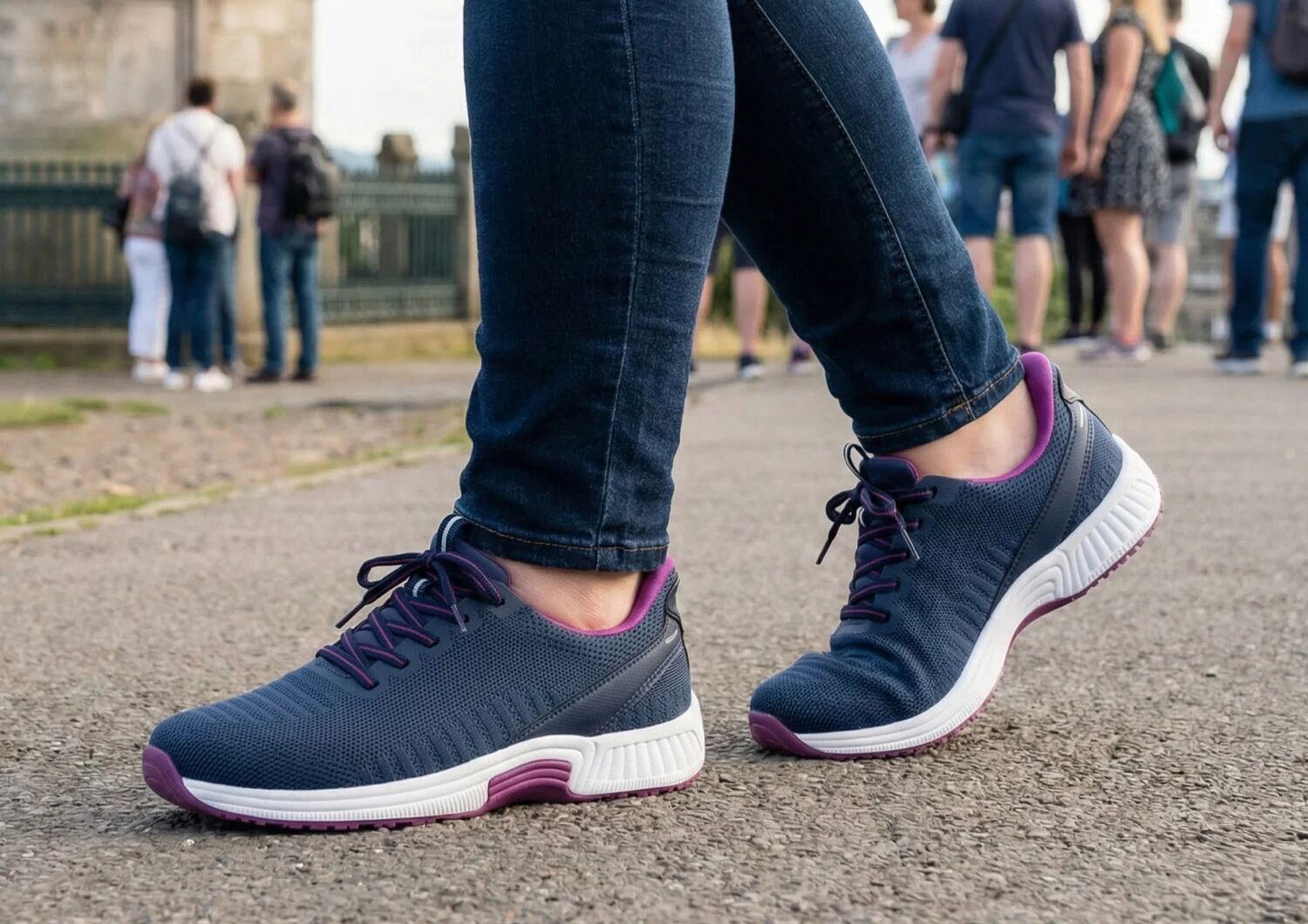 Kita Hands-Free - Navy/Orchid
