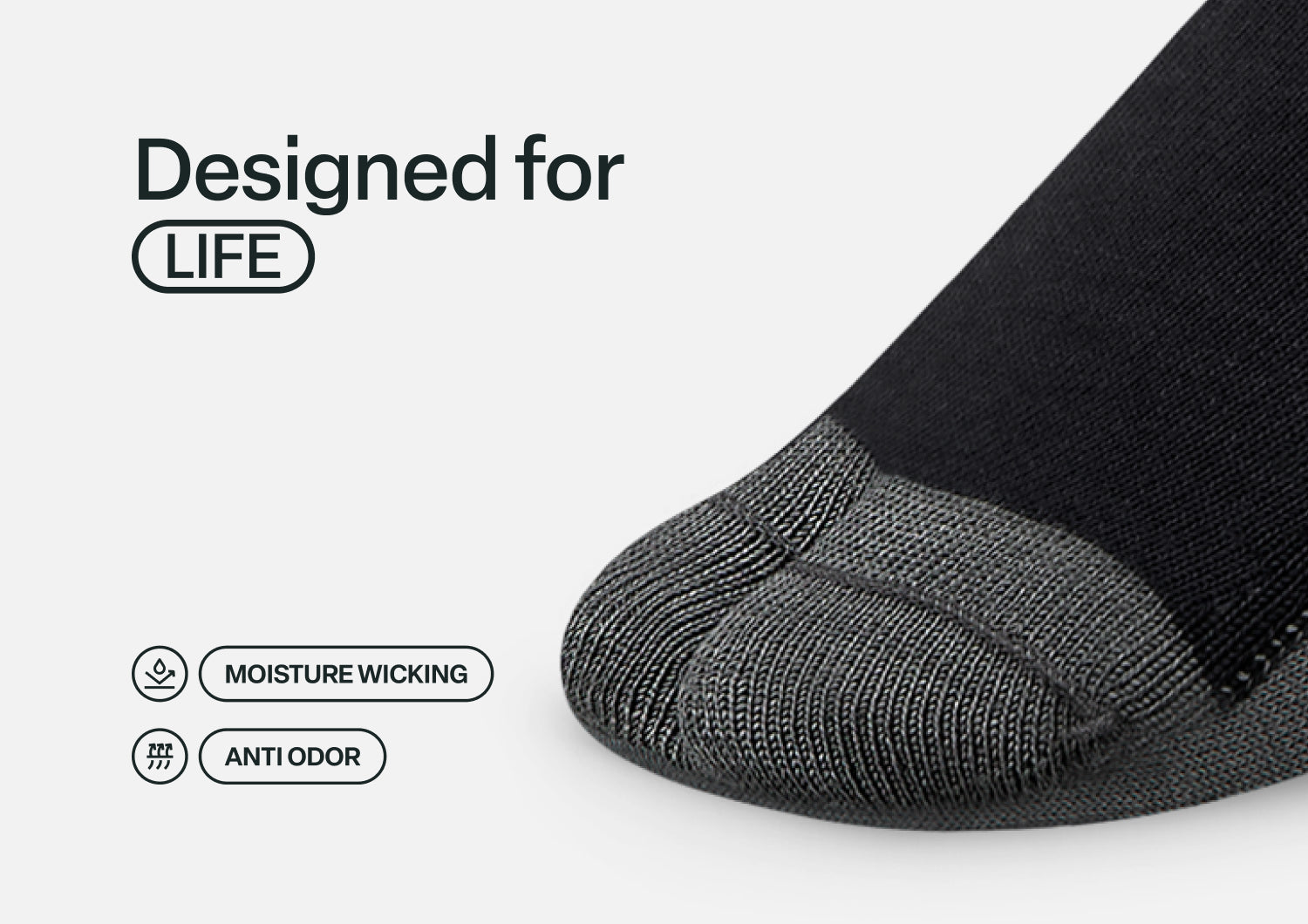 Bunion Relief Socks - Charcoal