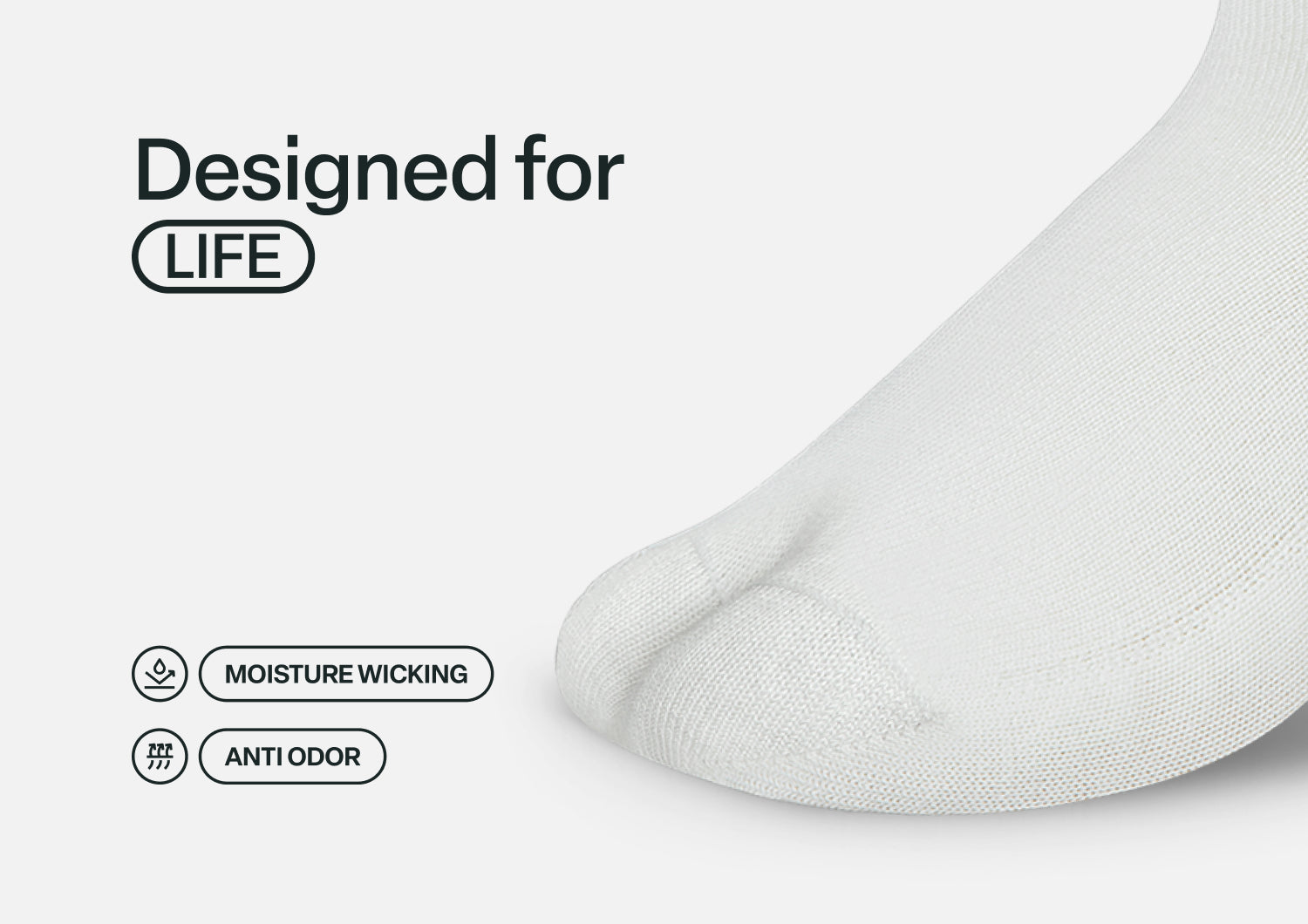 Bunion Relief Socks - White