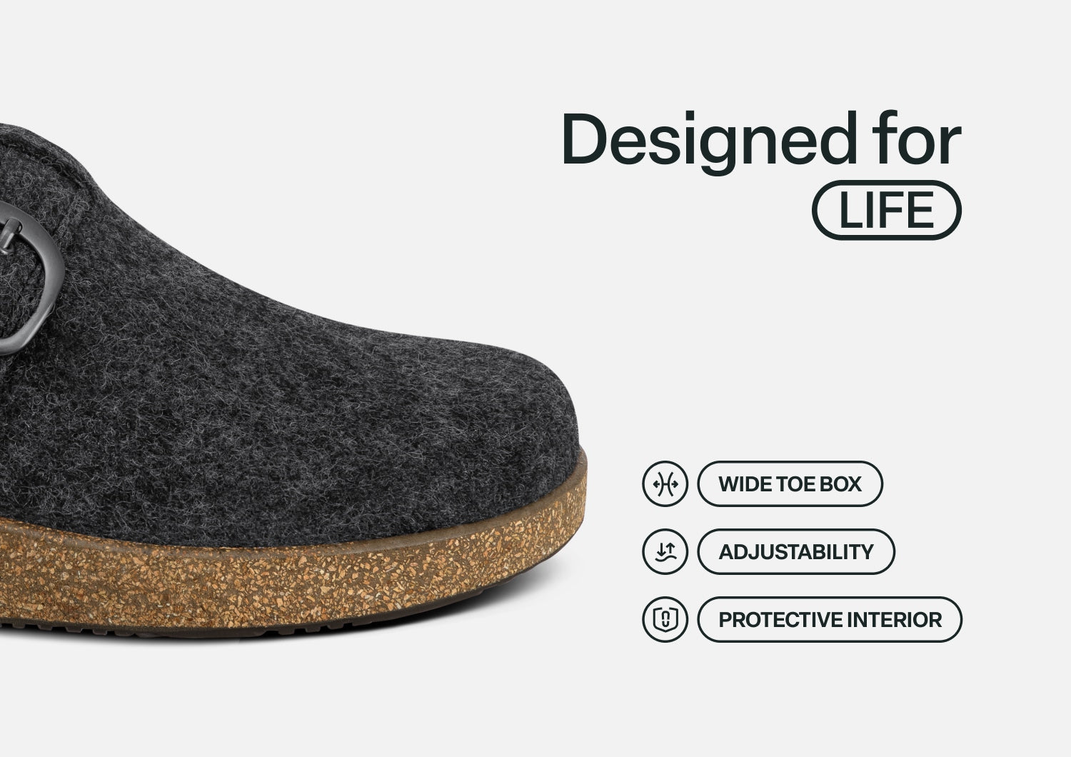 Casey - Charcoal Wool