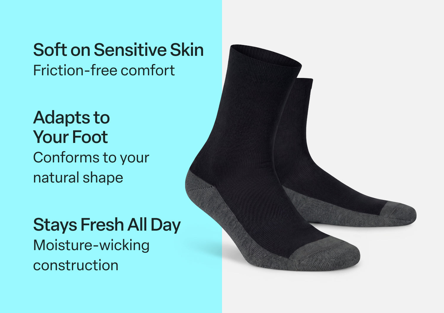 Casual/Dress Socks - Charcoal