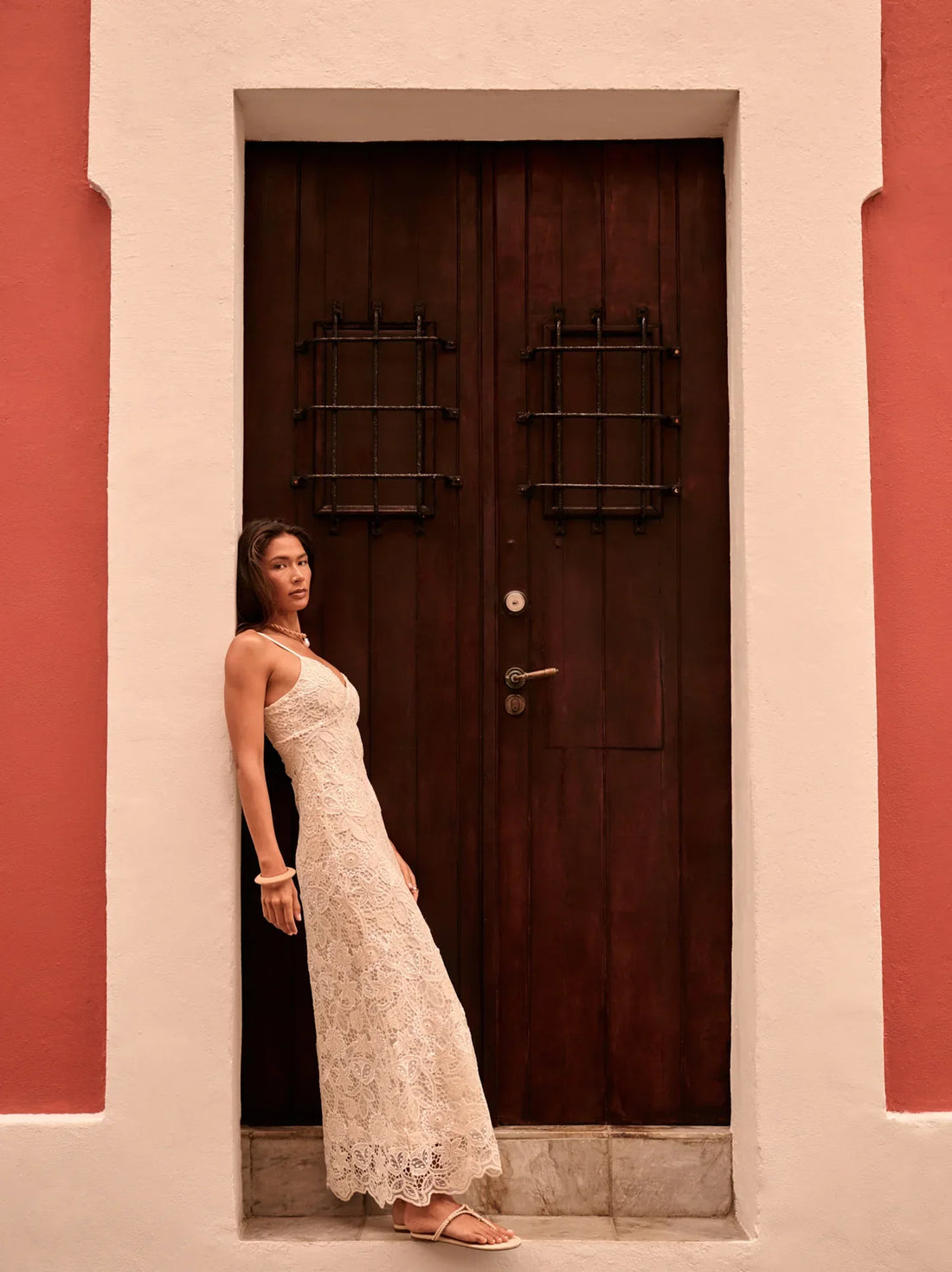 Millie Crochet Maxi Dress