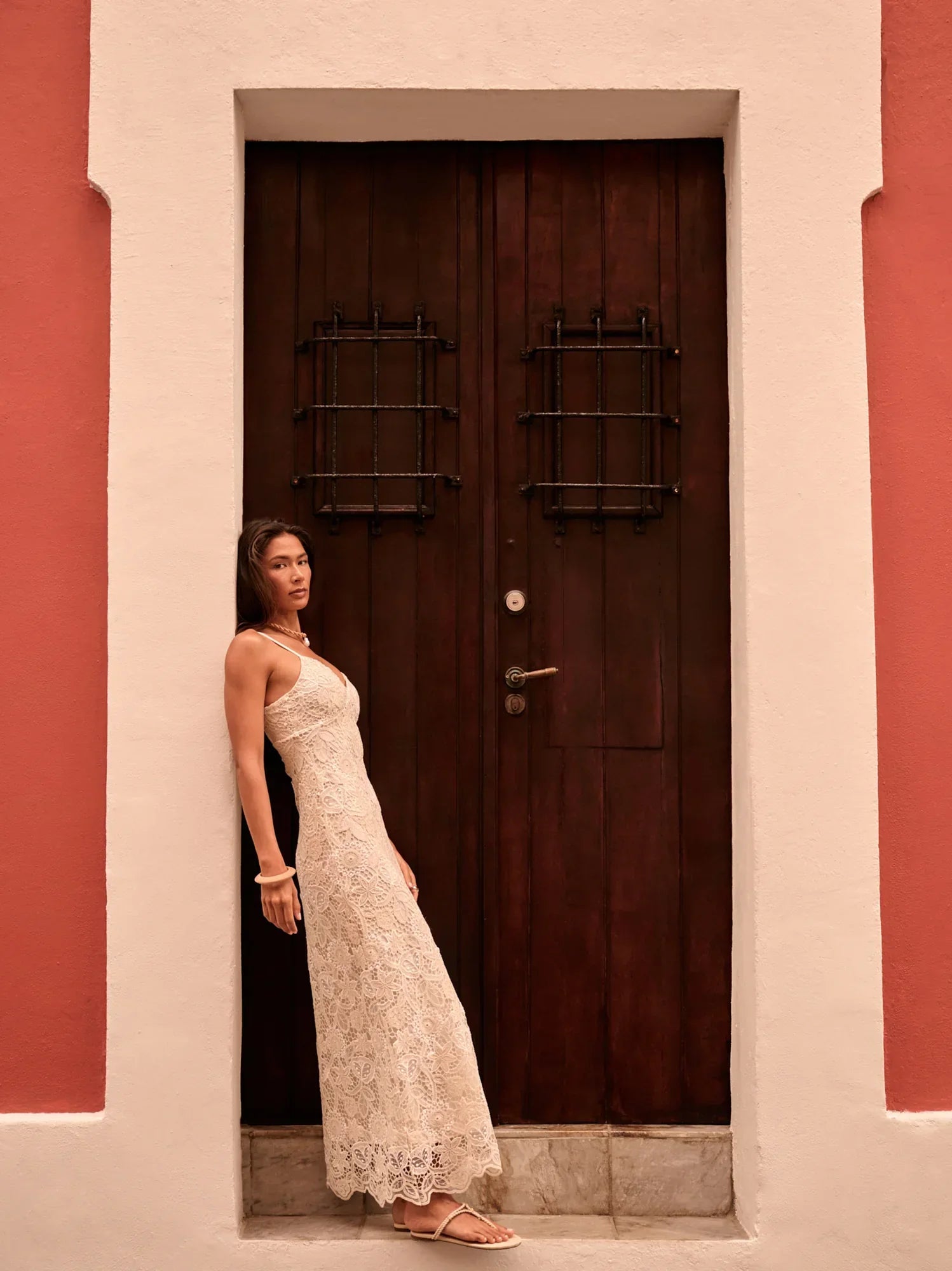 Millie Crochet Maxi Dress