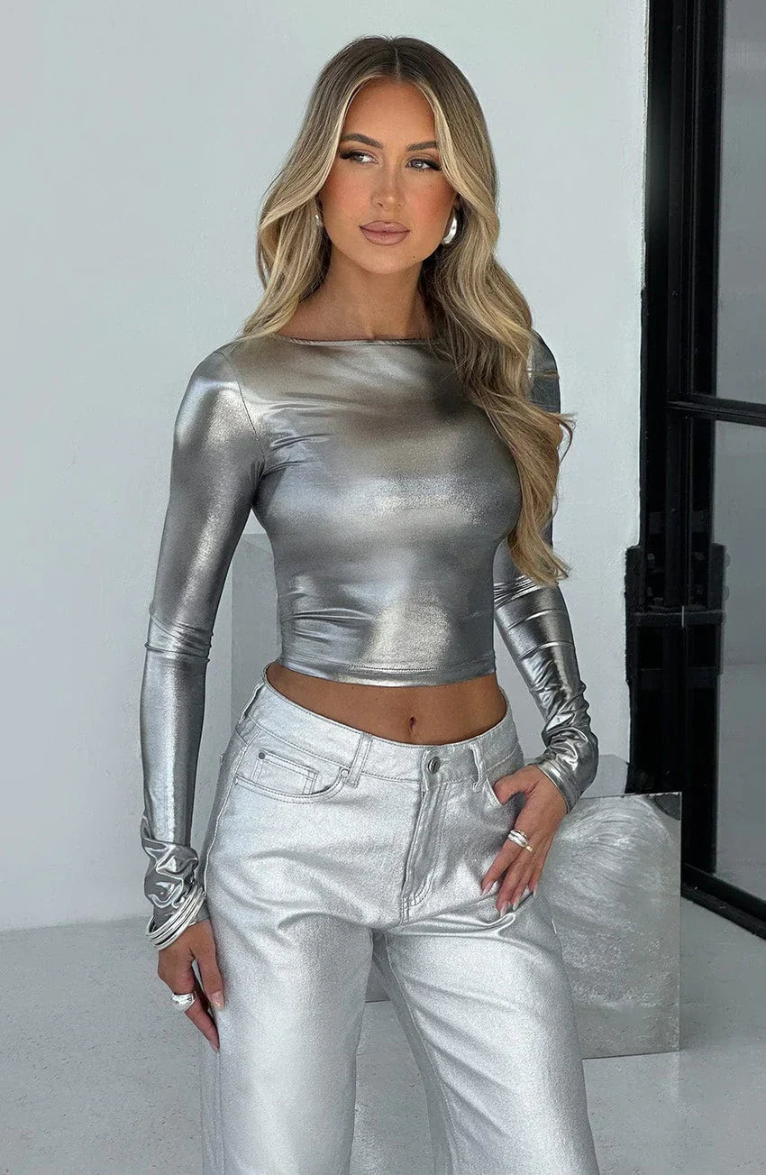 Kyranni Top - Gunmetal