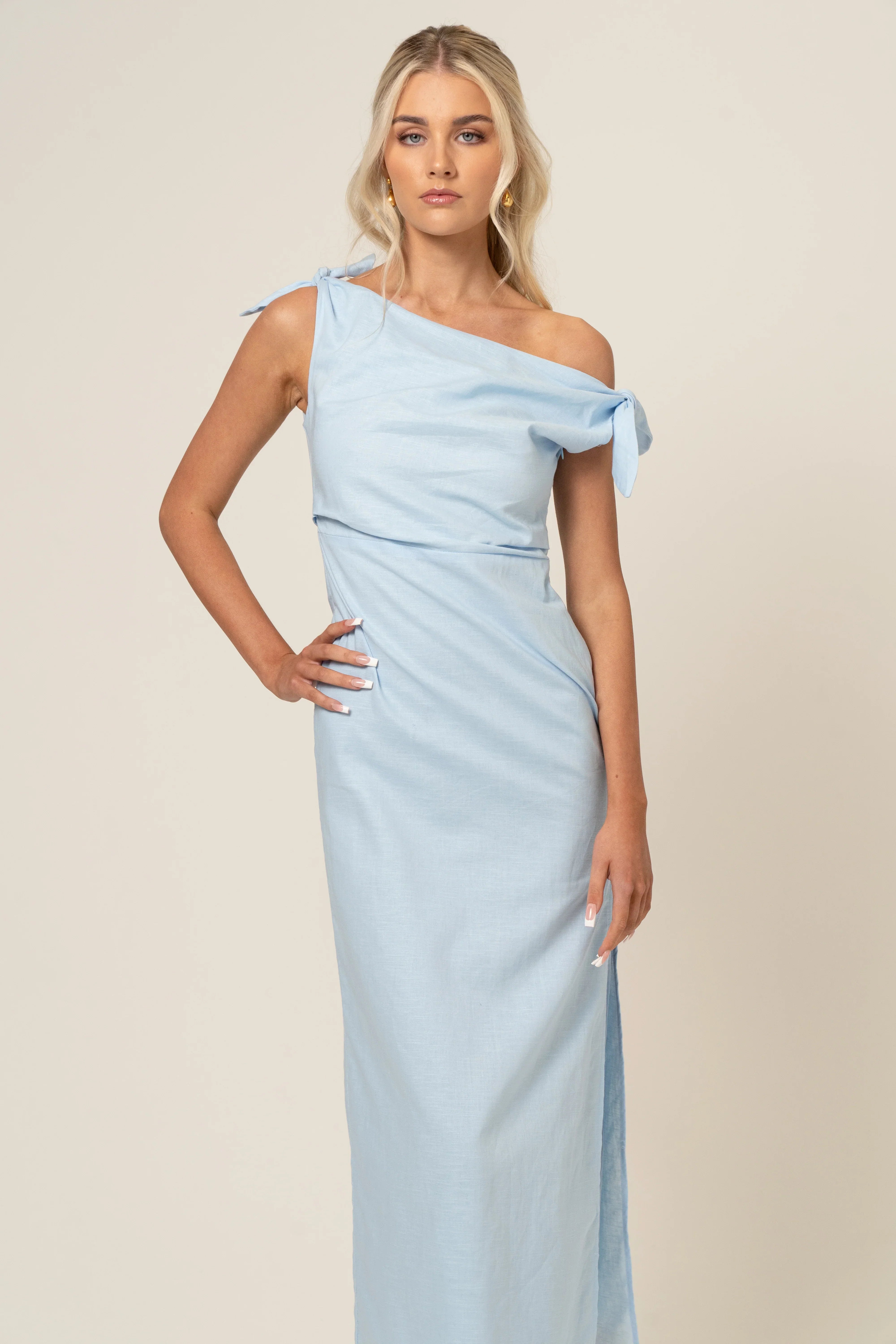 Ashley Drop Shoulder Midi Dress