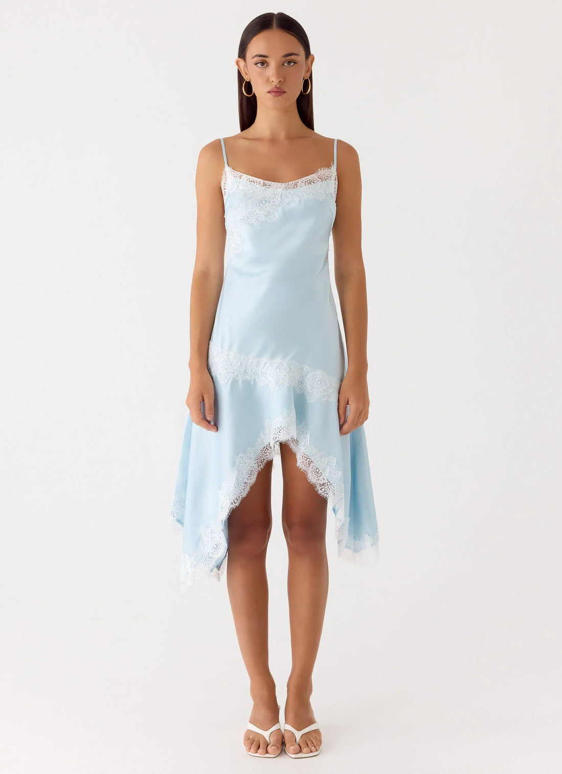 Starla Midi Dress Pale Blue