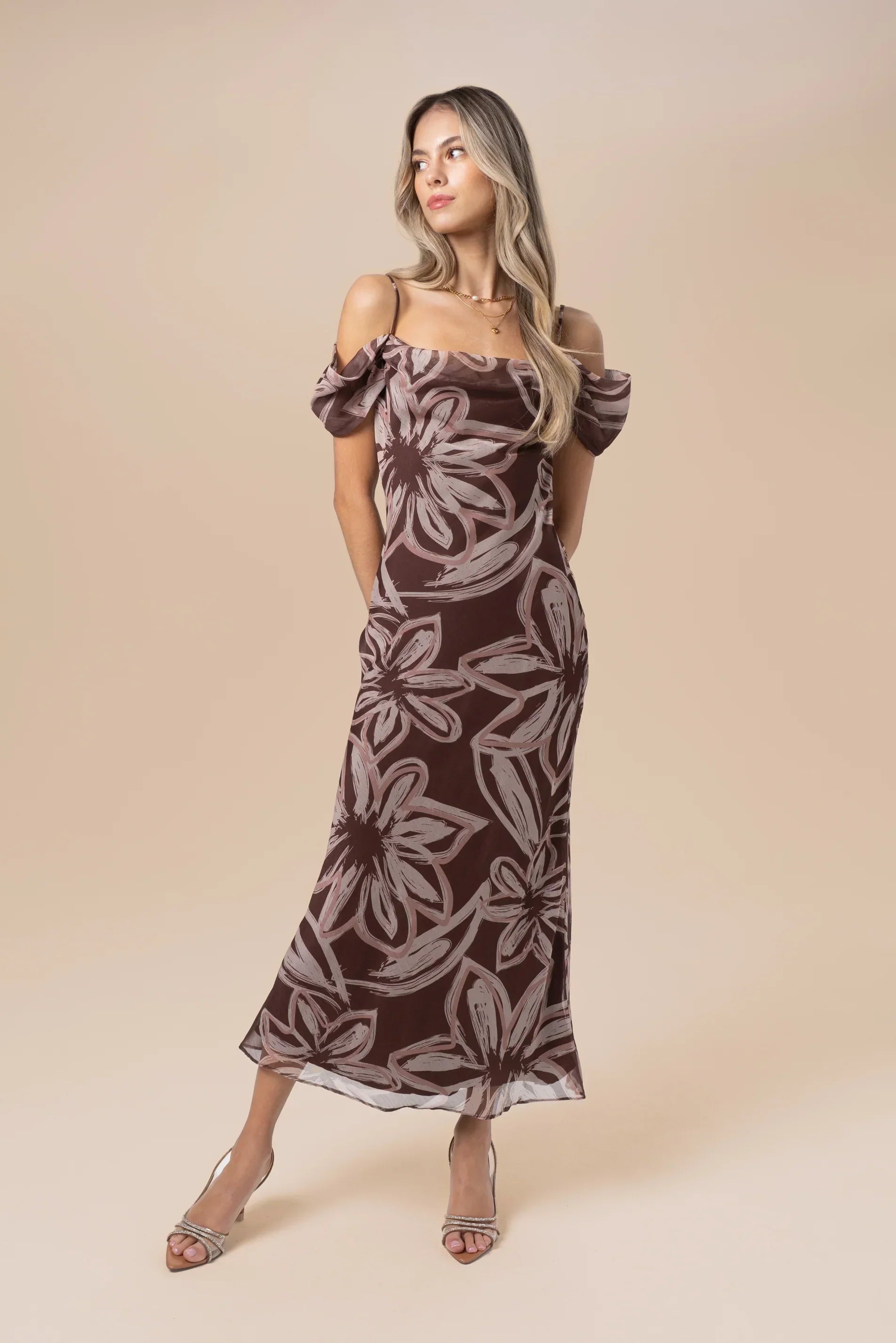 Juliette Off Shoulder Maxi Dress