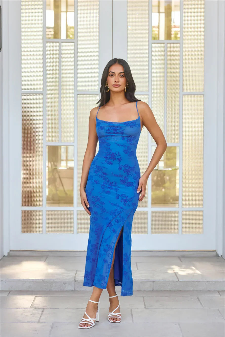 Effortlessly Me Mesh Midi Dress